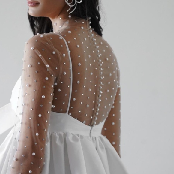 By Watters 'Rosehip' Beaded Body Suit in Nude (NWT) - Picture 10 of 11